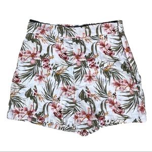 Abercrombie & Fitch Woman’s Floral Zip Up Shorts